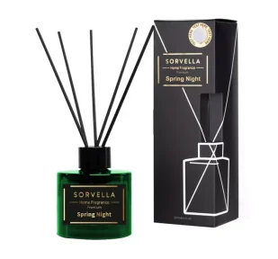 SORVELLA PREMIUM DYFUZOR ZAPACHOWY Z PATYCZKAMI SPRING NIGHT 120ML - Zapachy do domu - miniaturka - grafika 1