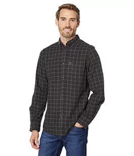 FJÄLLRÄVEN Fjällräven Męska koszulka flanelowa Övik M szary ciemnoszary S 82979 - Koszulki męskie - miniaturka - grafika 1
