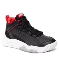 Sneakersy damskie - Puma Sneakersy Rebound Future Evo Jr 385583 02 Black/High Risk Red/White - miniaturka - grafika 1