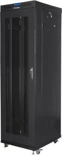Lanberg FF01-6042-23BL stojąca Rack 19'' 42U 600x1000mm czarna - Szafy rack - miniaturka - grafika 1