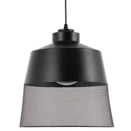 Lampy sufitowe - Beliani Lampa wisząca czarna MUGA - miniaturka - grafika 1