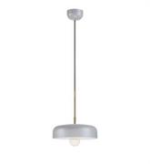 Lampy sufitowe - Markslojd Lampa wisząca Caen 107924 szara minimalistyczna oprawa sufitowa 107924 - miniaturka - grafika 1