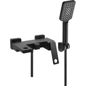 Baterie umywalkowe - Fala Bateria wannowa Noir 1 75882 Czarny - miniaturka - grafika 1