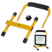 Akcesoria do oświetlenia - Podłogowy statyw roboczy dla naświetlaczy LED Maclean, kolor żólty, stal, możliwość regulacji kąta, pasuje do MCE550/650, MCE652 - miniaturka - grafika 1