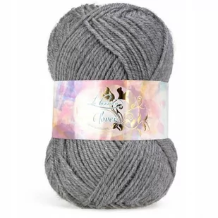 Włóczka Clover akryl 50g 016 Popielaty - Pasmanteria - miniaturka - grafika 1