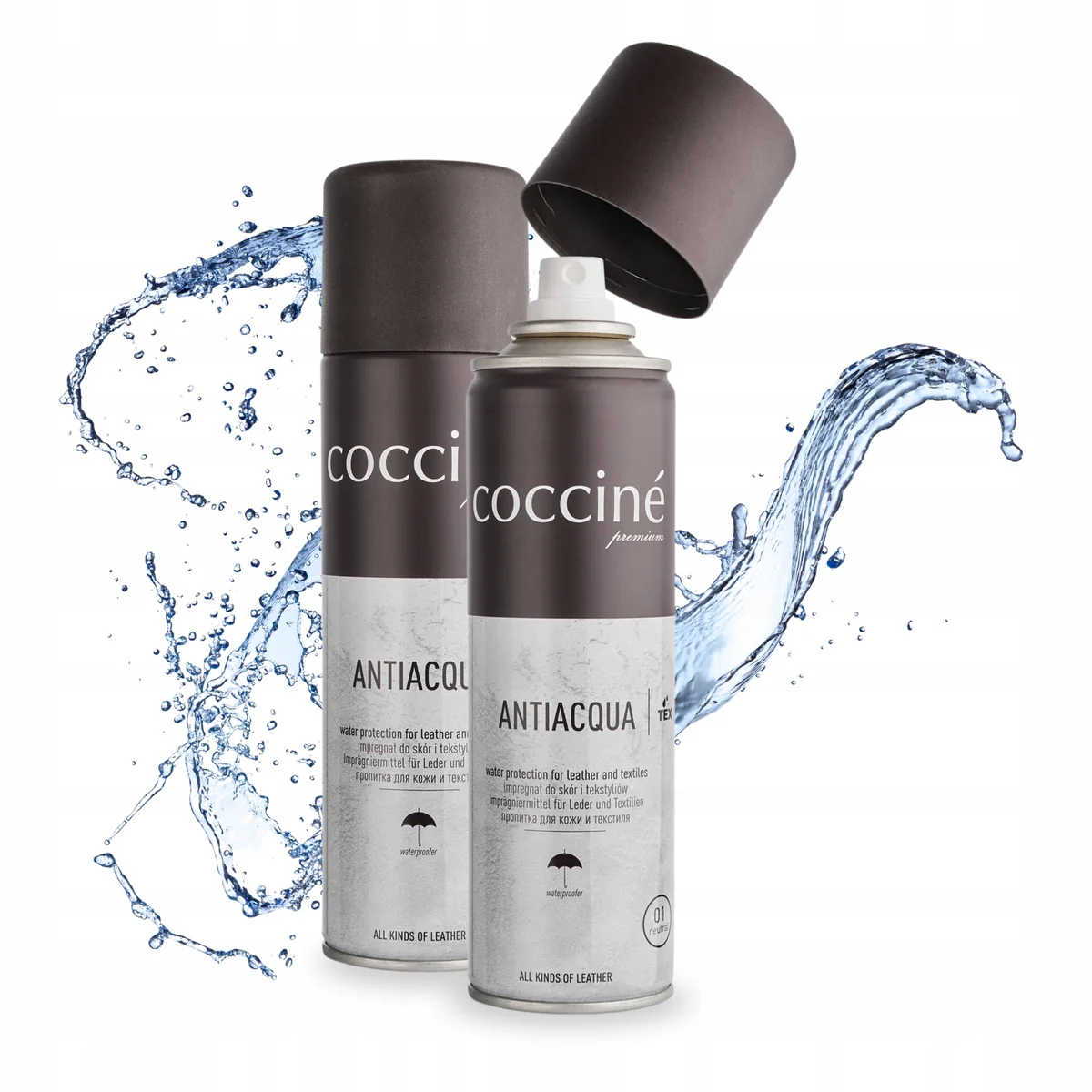 Impregnat do Butów Ochronny Spray Wodoodporny Komplet 2x Antiacqua Coccine