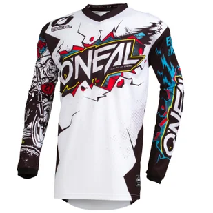 Koszulka rowerowa mtb dziecięca O'neal Villain Jersey - Bluzy na rower - miniaturka - grafika 1