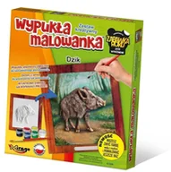 Zabawki kreatywne - Mirage Hobby Wypukła malowanka Leśne - Dzik - - miniaturka - grafika 1