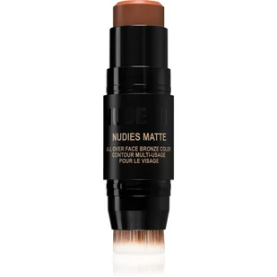 Nudies All Over Face Color Matte - Sztyft do konturowania z podwójną końcówką - Bronzery i konturowanie twarzy - miniaturka - grafika 1