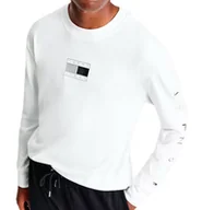 Koszulki męskie - Męska Bluza Tommy Hilfiger Długi Rękaw DM0DM12554YBR r.XL - miniaturka - grafika 1