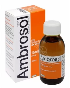 Teva Ambrosol 15mg/5ml 120 ml - Przeziębienie i grypa - miniaturka - grafika 1