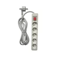 Przedłużacze i rozgałęźniki - HBF LEXMAN listwowy z wyłącznikiem 5x2P 3 m LEXMAN - miniaturka - grafika 1