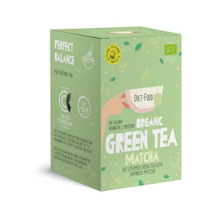 Diet-Food Herbata Zielona Z Matchą (Green Tea Matcha) Bio (20 X 2 G) 40 G - Herbata - miniaturka - grafika 1