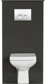 Stelaże i zestawy podtynkowe do WC - Zabudowa stelaża wc szara FOKUS - miniaturka - grafika 1