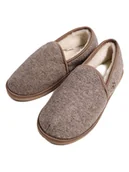 Kapcie damskie - Kaiser Naturfellprodukte H&L Kapcie wełniane w kolorze beżowym - miniaturka - grafika 1