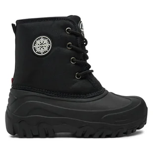 Śniegowce Vertigo Alpes Uvraz Czarny - Buty dla chłopców - miniaturka - grafika 1