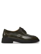 Półbuty damskie - Clarks Oxfordy Splend Weave 26176808 Czarny - miniaturka - grafika 1