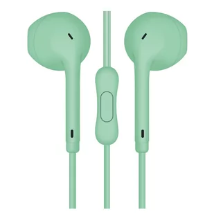FREESTYLE MINI JACK + MIC MACAROON STYLE GREEN [45758] TE - Słuchawki - miniaturka - grafika 1