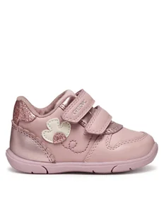Geox Sneakersy B Zapito B566DC 054AJ C8014 Różowy - Buty dla dziewczynek - miniaturka - grafika 1