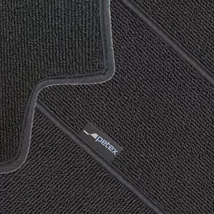 PETEX Dance dywanik samochodowy Premium dopasowany przód czarny 2-częściowy - Dywaniki samochodowe - miniaturka - grafika 1