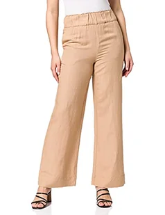 Sisley Spodnie damskie 4JA555CH6, Jasnobrązowy 1 v6, 40 - Spodnie damskie - miniaturka - grafika 1