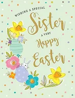 Kartki okolicznościowe i zaproszenia - Kartka wielkanocna siostra – 20 x 15 cm – wydawnictwo królewskie - miniaturka - grafika 1