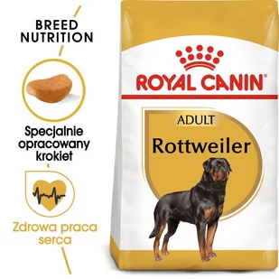 Royal Canin Rottweiler Adult 12kg + Wiadro na karmę 51l 197400 - Mokra karma dla psów - miniaturka - grafika 1