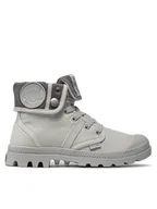 Botki damskie - Palladium Trapery Pallabrouse Baggy 92478-095-M Szary - miniaturka - grafika 1