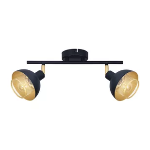 Lampa sufitowa Savio SPL-27357-2-BK-GD - Italux - Lampy sufitowe - miniaturka - grafika 1
