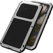 Etui i futerały do telefonów - LOVE MEI Etui pancerne + szkło Powerful do Galaxy S25 Plus, srebrne - miniaturka - grafika 1