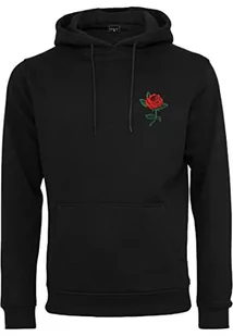 Mister Tee Męska bluza z kapturem z różą, czarny, XS - Bluzy męskie - miniaturka - grafika 1