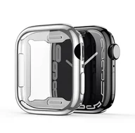 Akcesoria do smartwatchy - Dux Ducis Samo etui do Watch 7 41mm elastyczny pokrowiec na zegarek srebrny - miniaturka - grafika 1