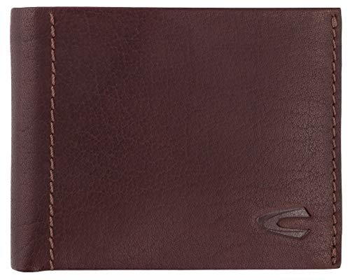 camel active Niagara męski portfel RFID mały format poziomy skóra, brązowy, 11x2x8,5, 000578