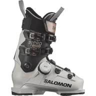 Buty narciarskie - Salomon S/Pro Supra BOA Metal 105 W GW, buty narciarskie, damskie, jasnoszary - miniaturka - grafika 1