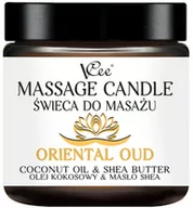 Olejki i świece do masażu - Nawilżająca świeca do masażu VCee 80 g - różne zapachy - Oriental Oud - miniaturka - grafika 1