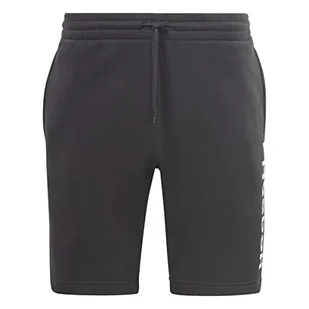 Reebok Męskie szorty do czytania liniowego, czarne, 2XL, Czarny, XXL - Spodenki damskie - miniaturka - grafika 1