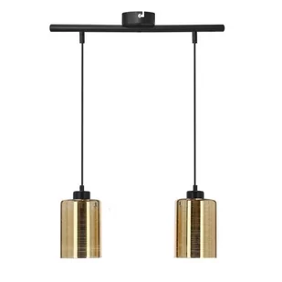 Cox lampa wisząca 2-punktowa czarna/złota 32-59352 - Lampy sufitowe - miniaturka - grafika 1