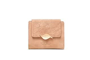 Portfele - HiClothbo Damski portfel z RFID, krótki format, damski portfel ze skóry PU, mały portfel dla kobiet, kolor jest bardzo piękny, z wieloma przegródkami, różowy, jeden rozmiar, różowy, jeden rozmiar - grafika 1