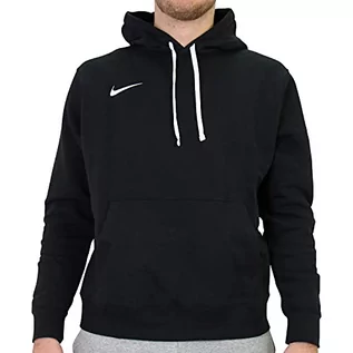 Bluzy męskie - Nike Męska bluza z kapturem Team Club 20, czarno-biała/biała, XL CW6894 - grafika 1