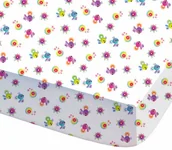 Prześcieradła - PRZEŚCIERADŁO DZIECIĘCE DLA DZIECKA 90x190 BAWEŁNIANE Z GUMKĄ TROLLE - Trolls DreamWorks - miniaturka - grafika 1