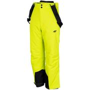Spodnie narciarskie - Spodnie narciarskie 4F Jr HJZ22 JSPMN001 (kolor Zielony, rozmiar 158cm) - miniaturka - grafika 1