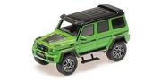 Samochody i pojazdy dla dzieci - Minichamps Mercedes Benz Brabus 4X4 G500 Green 1:43 437032461 - miniaturka - grafika 1