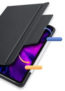 Dux Ducis Touchpad Keyboard Case etui na tablet bezprzewodowa klawiatura Bluetooth iPad Pro 12.9'' 2018 / 2020 / 2021 czarny - Etui i futerały do telefonów - miniaturka - grafika 10