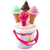 Zabawki do piasku - Mochtoys Zestaw do piaskownicy LODY Foremki Wiaderko - miniaturka - grafika 1