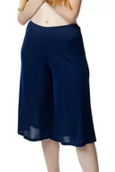 Bielizna nocna - Półhalkospodnie damskie Anastazja szeroka nogawka 56 granatowy - miniaturka - grafika 1