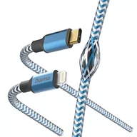 Kable - Kabel HAMA Ładujący/data Reflected USB typ C - Lightning/MFI 1.5m Niebieski 201561 - miniaturka - grafika 1