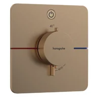 Baterie podtynkowe - HANSGROHE 15581140 ShowerSelect Comfort Q Bateria termostatyczna, podtynkowa do 1 odbiornika Brąz Szczotkowany - miniaturka - grafika 1