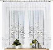 Firany - NADIA Firana żakardowa rozm. 300x160cm (gotowa) z podcięciem - miniaturka - grafika 1