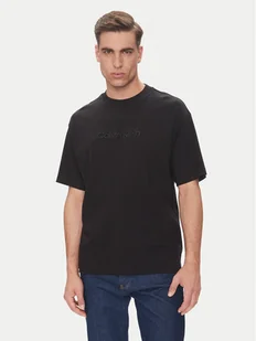 Calvin Klein T-Shirt LV04LC206G Czarny Relaxed Fit - Koszulki męskie - miniaturka - grafika 1