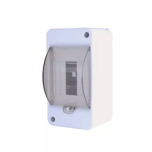 ROZDZIELNICA MODUŁOWA NATYNKOWA S3 (1x3) Z KLAPKĄ / BEZ LISTWY ZACISKOWEJ N+PE IP40 - Rozdzielnie elektryczne - miniaturka - grafika 1